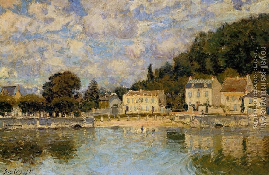 Alfred Sisley : Horses being Watered at Marly-le-Roi